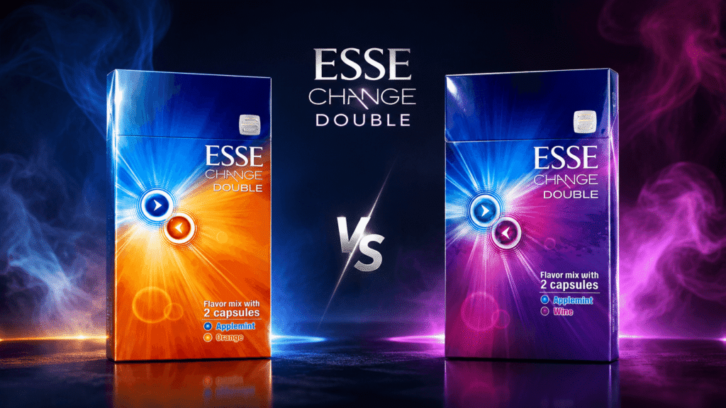 Esse Change Double Pop vs ESSE Change Double Applemint & Wine