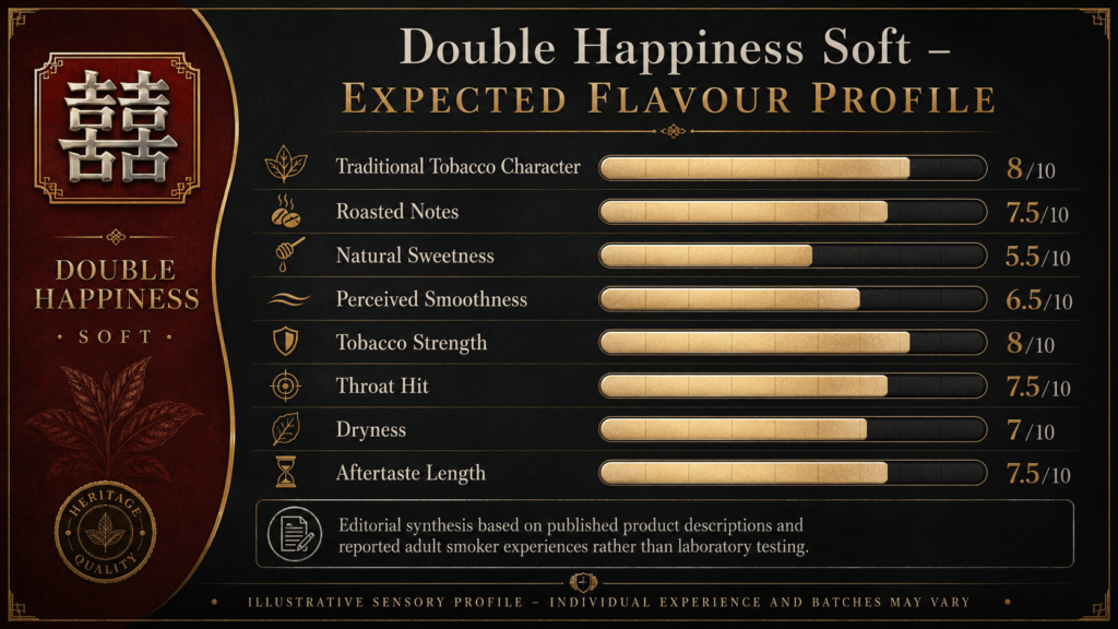 Double Happiness Soft – Expected Flavour Profile