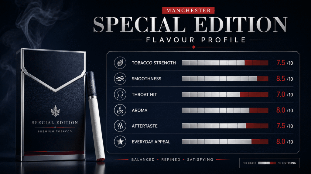 Manchester Special Edition Review 1 Manchester Special Edition Flavour Profile
