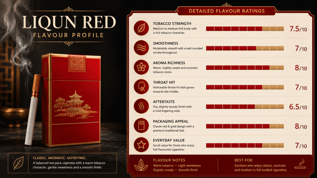 Liqun Red Review: Everything You Need to Know Before Buying 1 Liqun Red Flavour Profile
