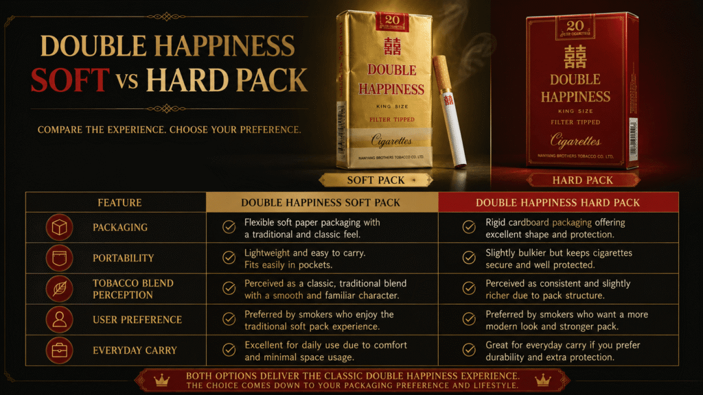 Double Happiness Soft Review – Flavour, Tar, Price & Soft vs Hard Pack Guide For Australia 2 Double Happiness Soft