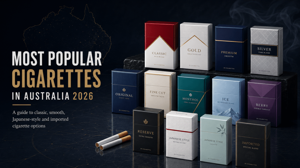 Popular cigarette brands in Australia